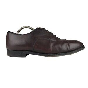 Johnston‎ & Murphy Mens Brown Optima Leather Oxford Dress Shoes Size US 11 D